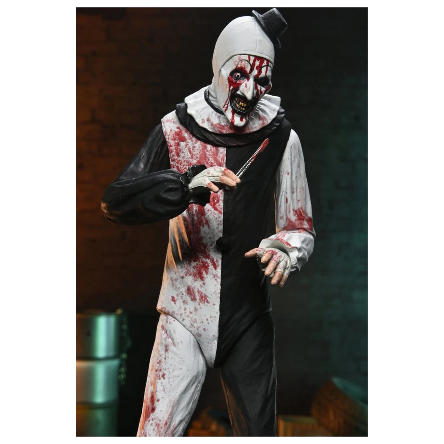 Terrifier 2 Ultimate Akční figurka Art the Clown (Blood Splattered) 18 cm fotografii produktu