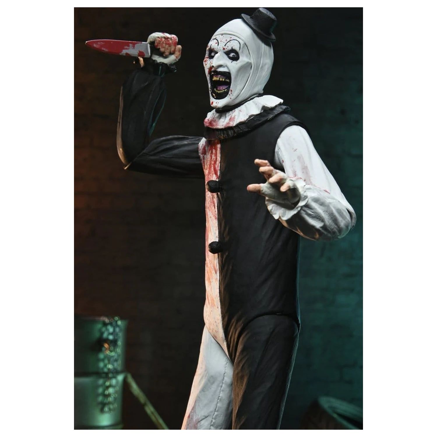 Terrifier 2 Ultimate Akční figurka Art the Clown (Blood Splattered) 18 cm fotografii produktu