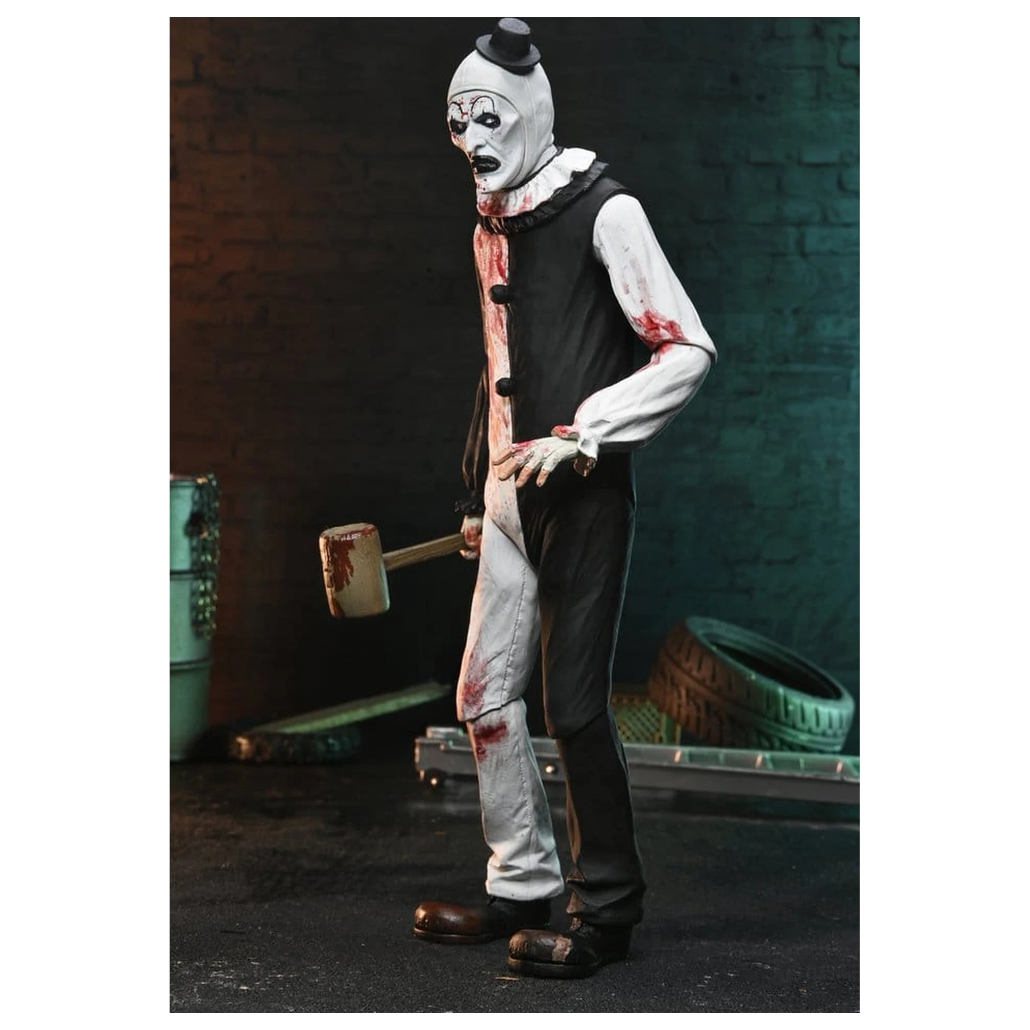 Terrifier 2 Ultimate Akční figurka Art the Clown (Blood Splattered) 18 cm fotografii produktu