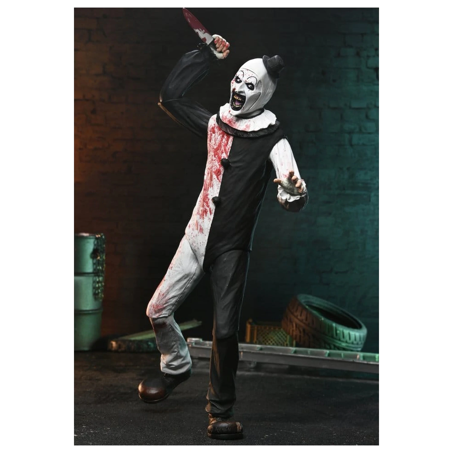 Terrifier 2 Ultimate Akční figurka Art the Clown (Blood Splattered) 18 cm fotografii produktu