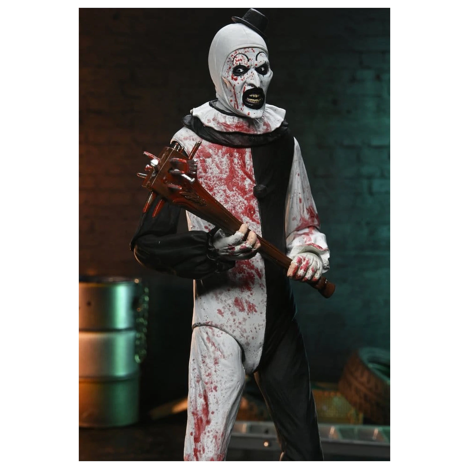 Terrifier 2 Ultimate Akční figurka Art the Clown (Blood Splattered) 18 cm fotografii produktu
