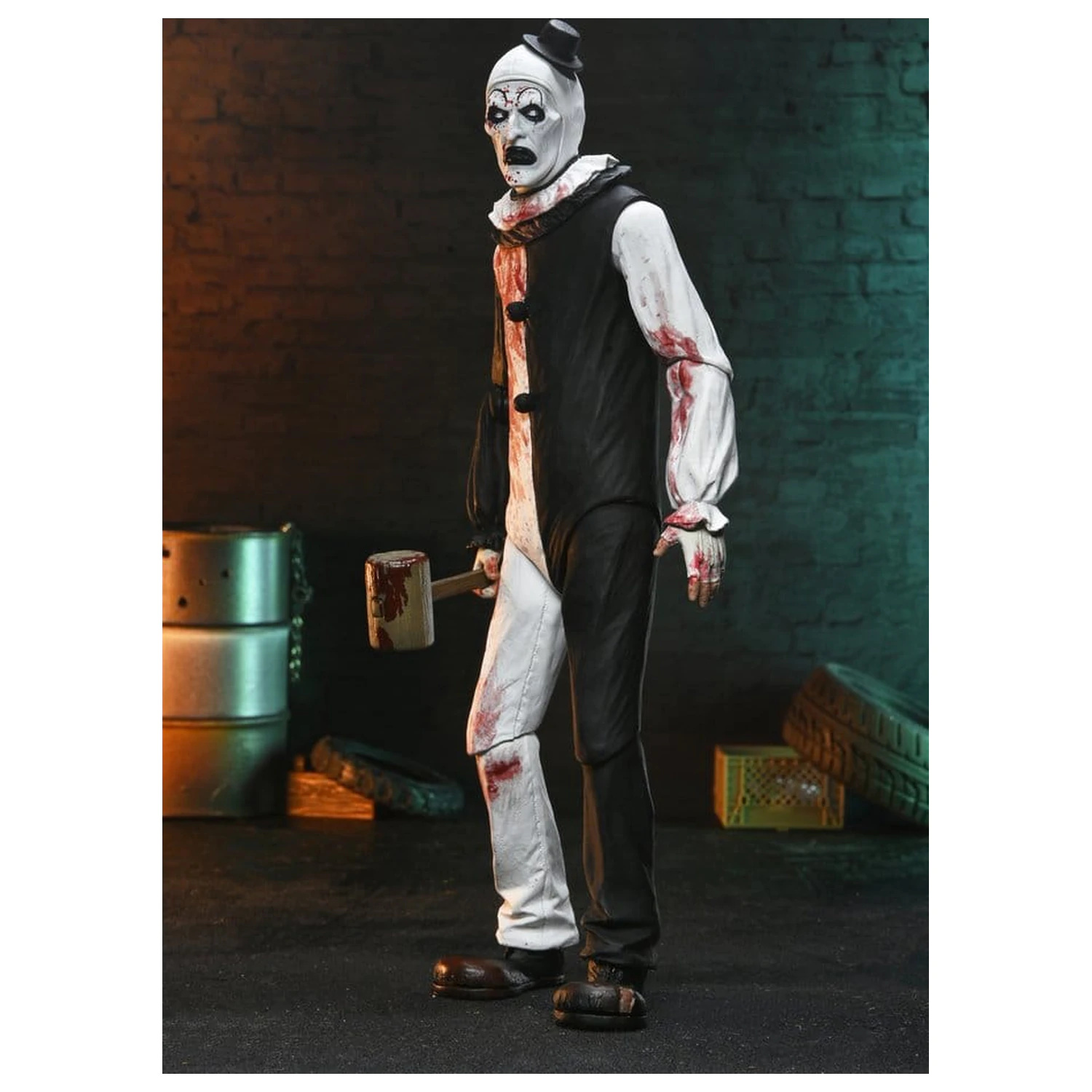 Terrifier 2 Ultimate Akční figurka Art the Clown (Blood Splattered) 18 cm fotografii produktu