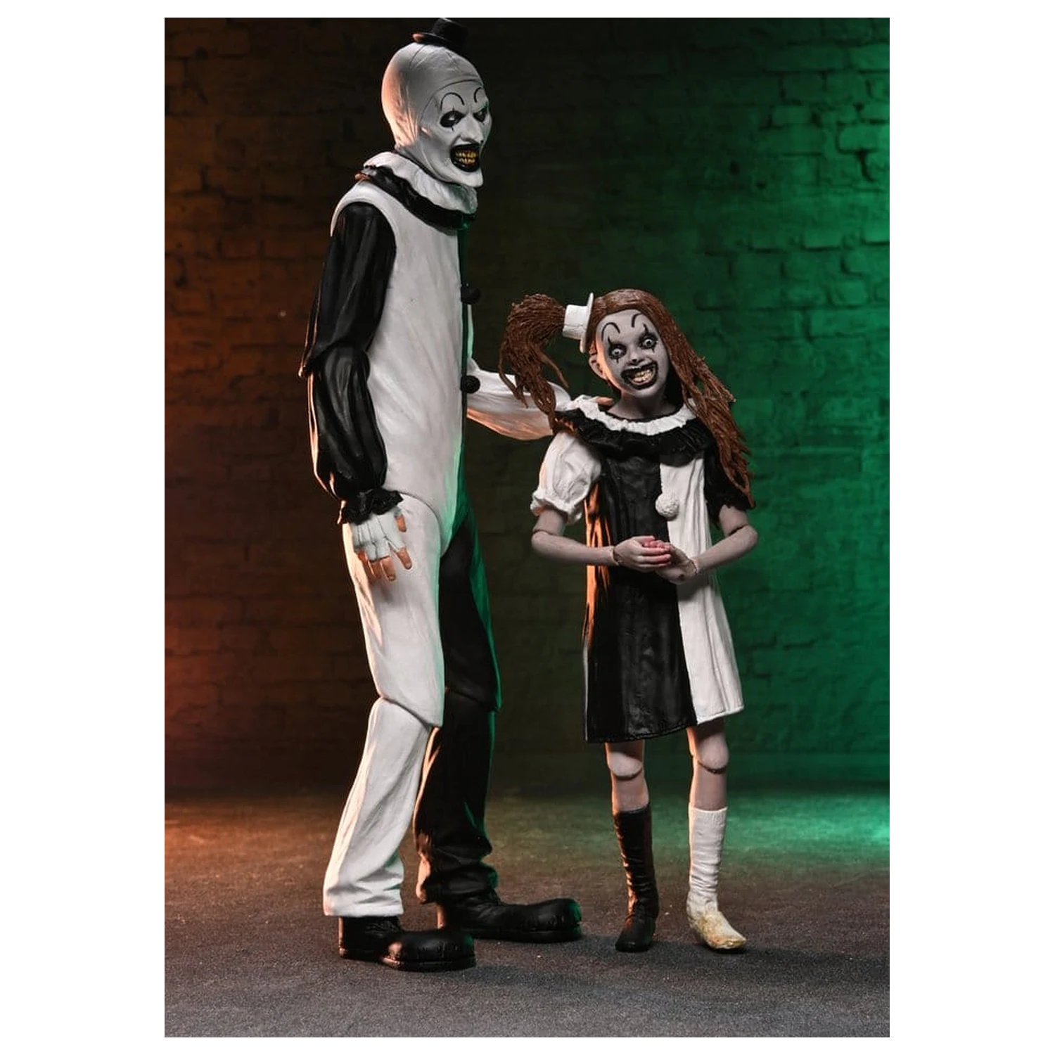 Terrifier 2 2-Pack Akční figurky Ultimate Art the Clown & Little Pale Girl 18 cm fotografii produktu