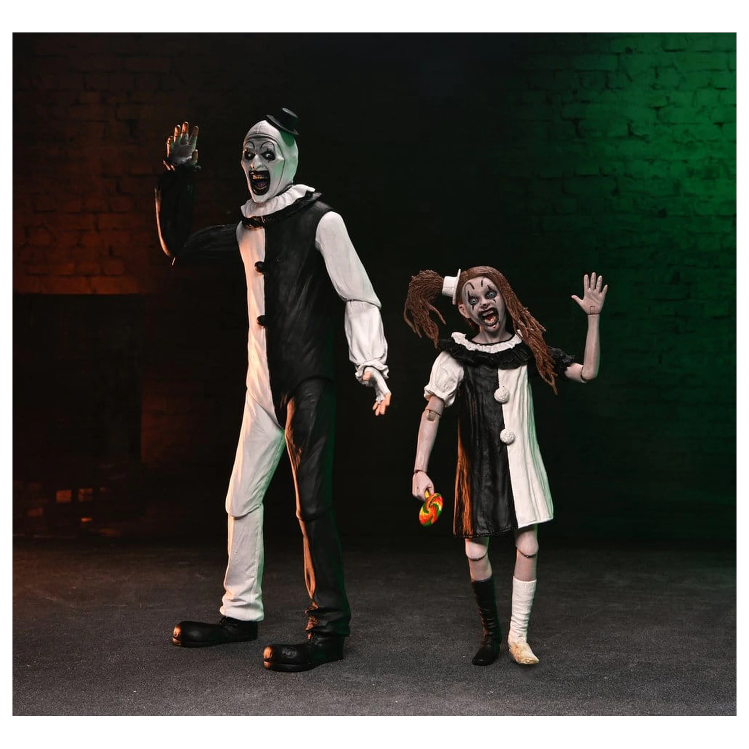 Terrifier 2 2-Pack Akční figurky Ultimate Art the Clown & Little Pale Girl 18 cm fotografii produktu