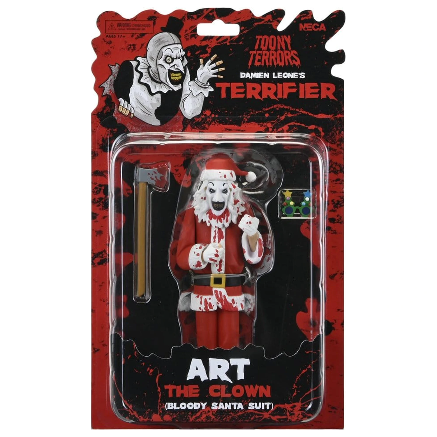 Terrifier 3 Toony Terrors akční figurka Santa Suit Art the Clown (Bloody Version) 15 cm fotografii produktu