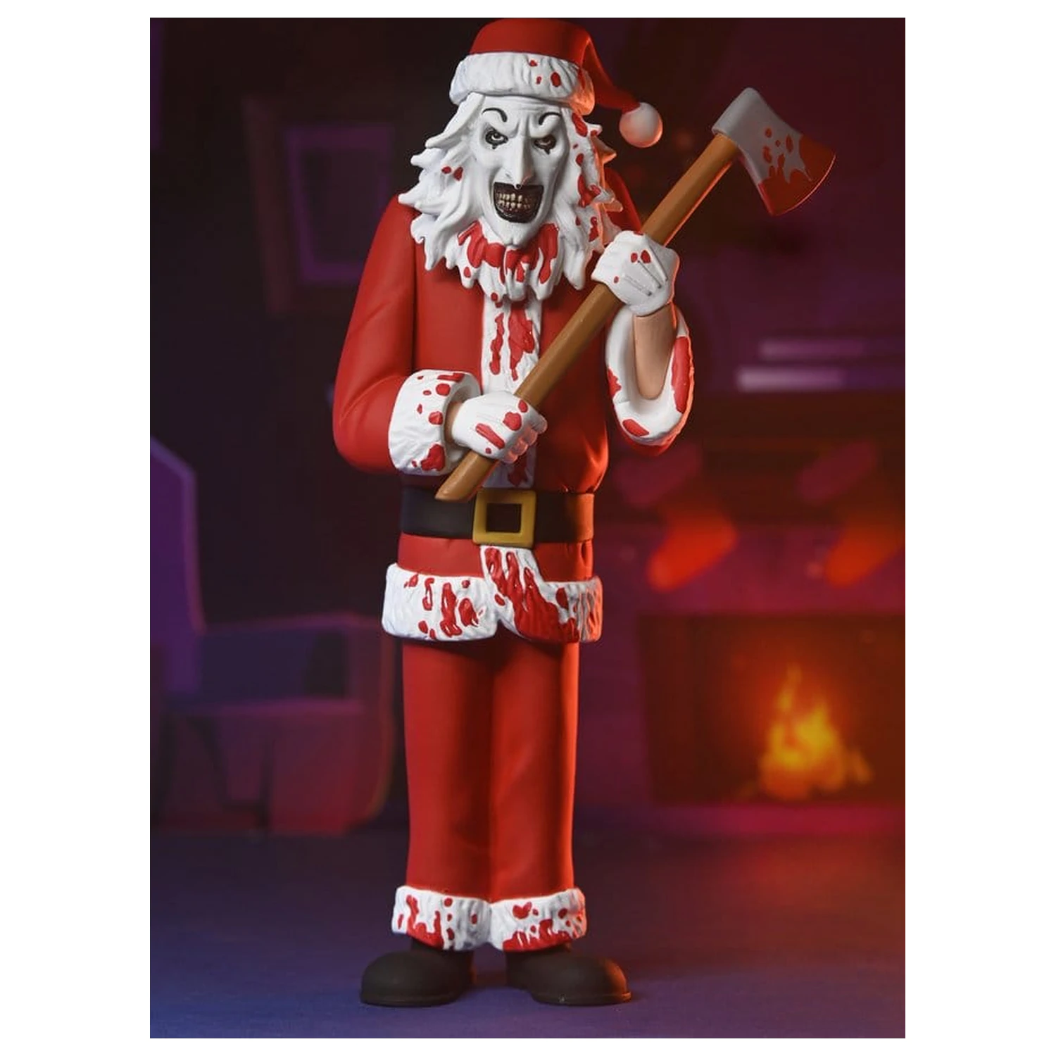 Terrifier 3 Toony Terrors akční figurka Santa Suit Art the Clown (Bloody Version) 15 cm fotografii produktu
