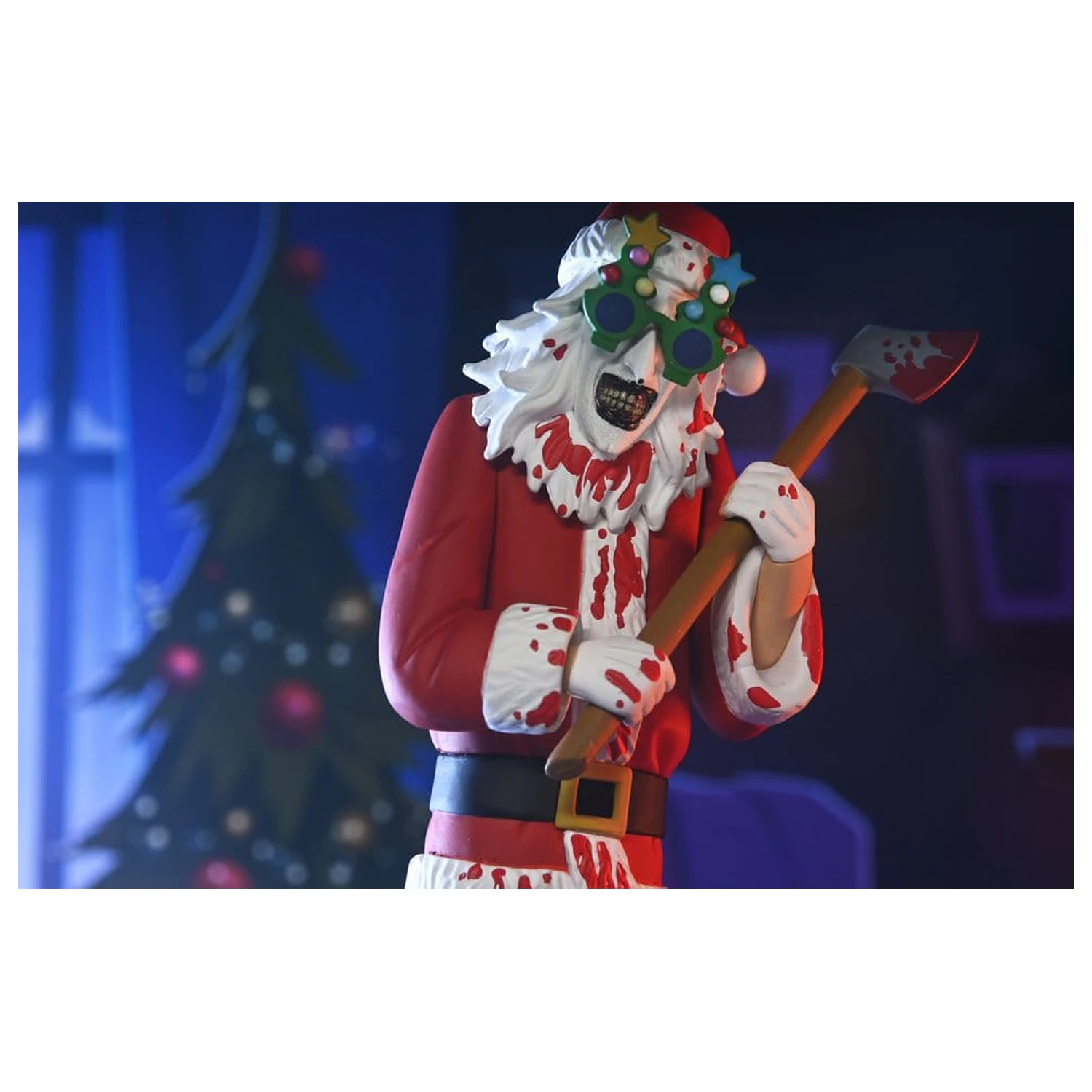 Terrifier 3 Toony Terrors akční figurka Santa Suit Art the Clown (Bloody Version) 15 cm fotografii produktu