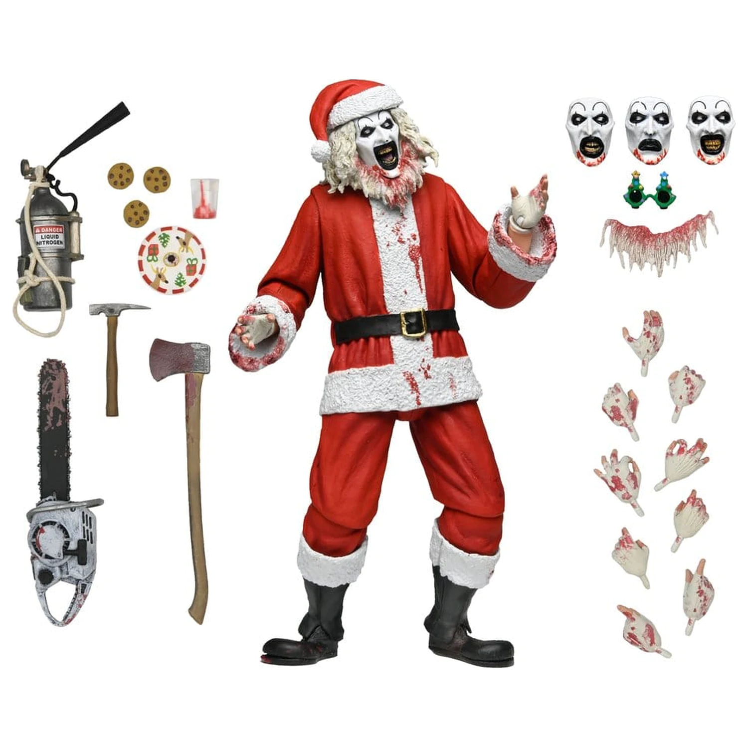 Terrifier 3 akční figurka Ultimate Santa Suit Art the Clown (krvavá verze) 18 cm fotografii produktu