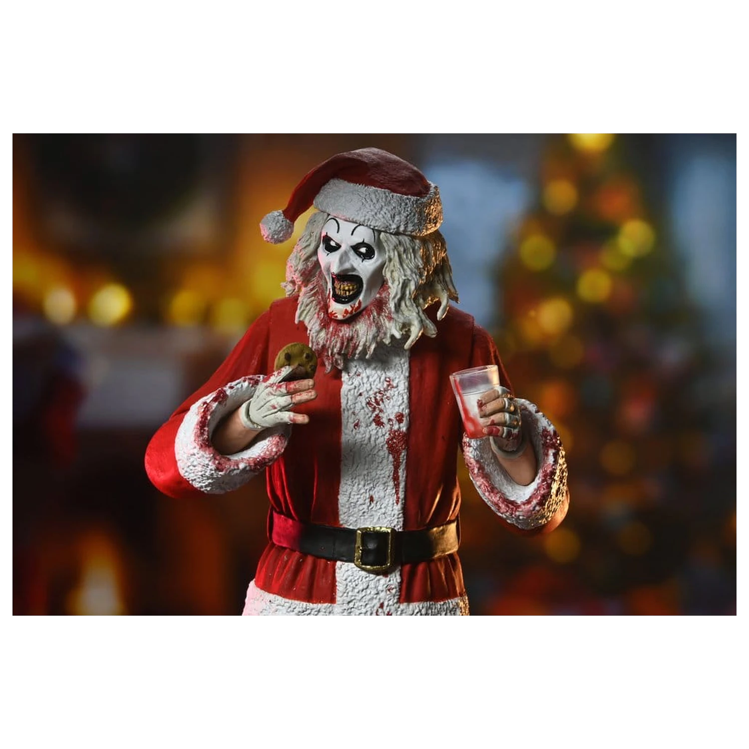 Terrifier 3 akční figurka Ultimate Santa Suit Art the Clown (krvavá verze) 18 cm fotografii produktu