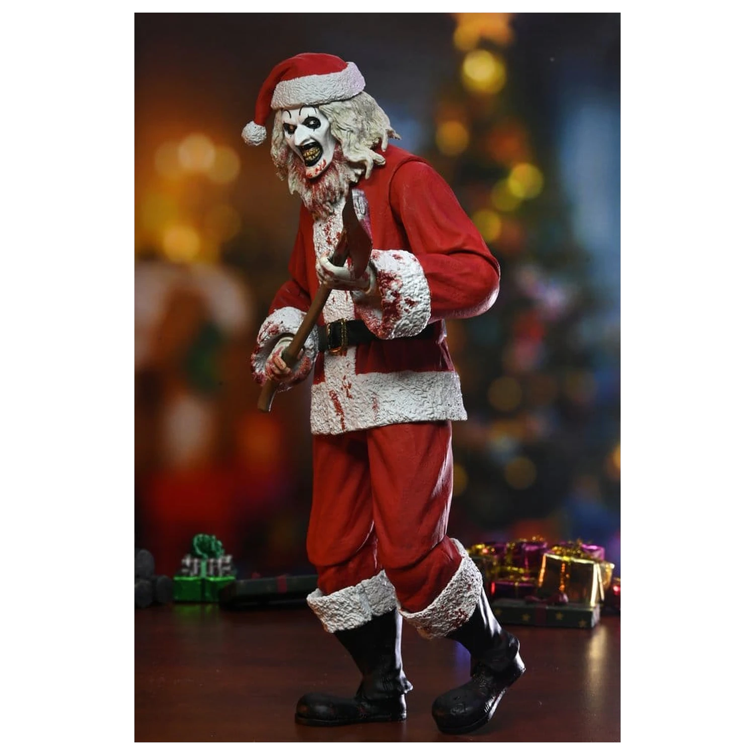 Terrifier 3 akční figurka Ultimate Santa Suit Art the Clown (krvavá verze) 18 cm fotografii produktu