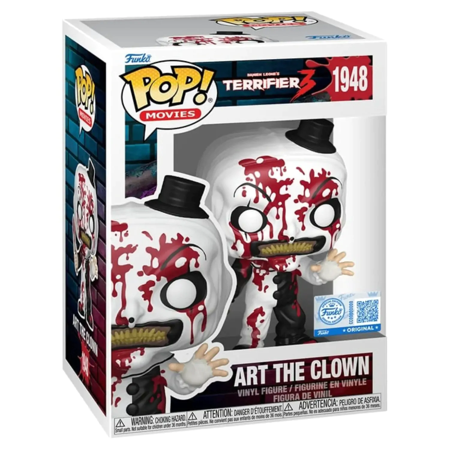 Terrifier Funko POP! figurka - Art the Clown (Bloody) fotografii produktu