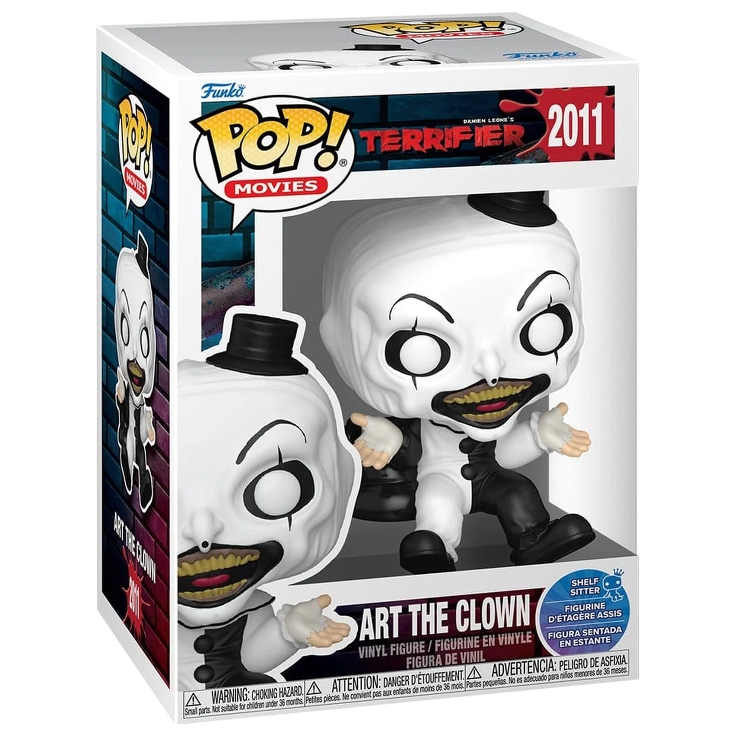 Terrifier Funko POP! Movies vinylová figurka Art the Clown (Horror Sitters) 9 cm fotografii produktu