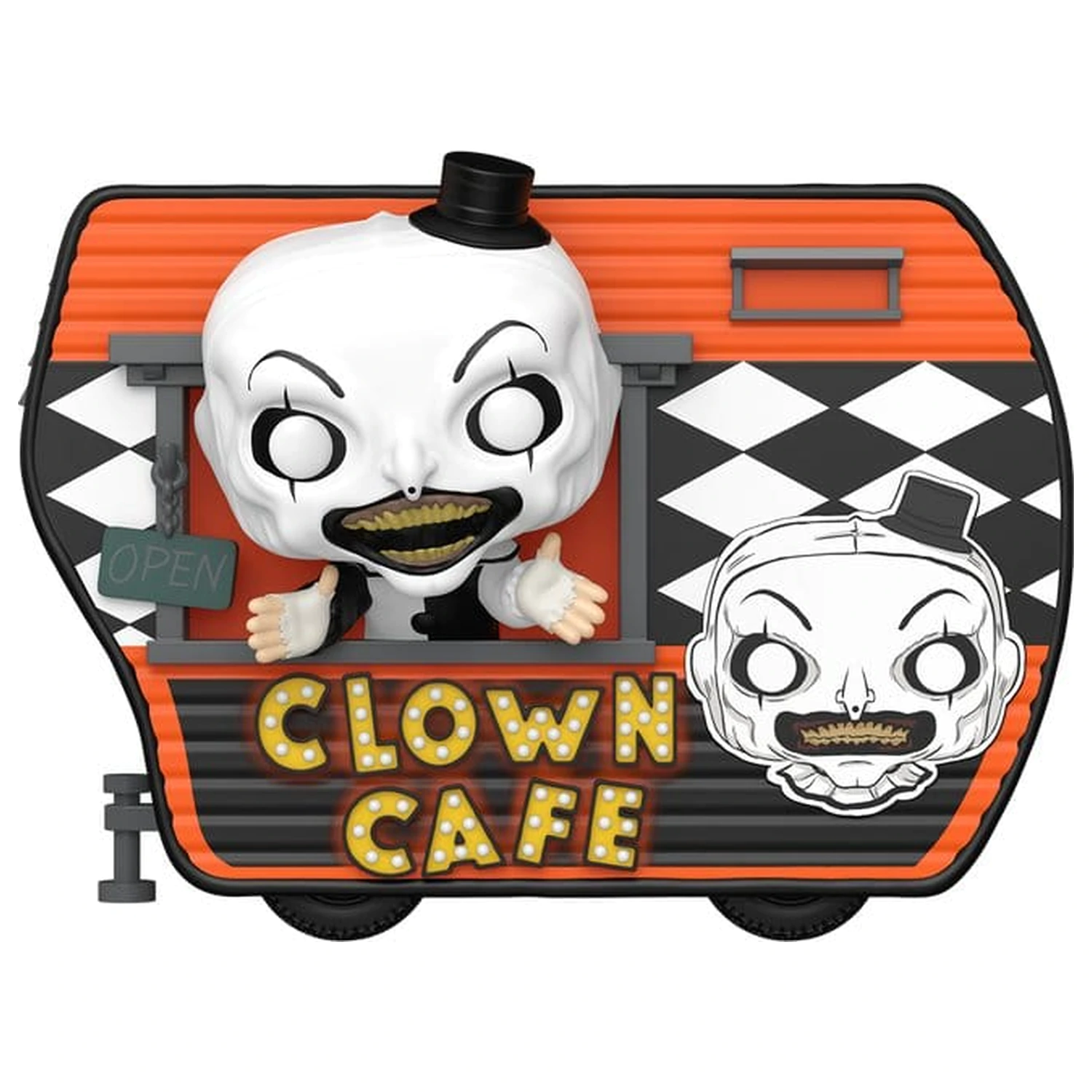 Terrifier Funko POP! Rides Super Deluxe vinylová figurka Café s Art 15 cm fotografii produktu