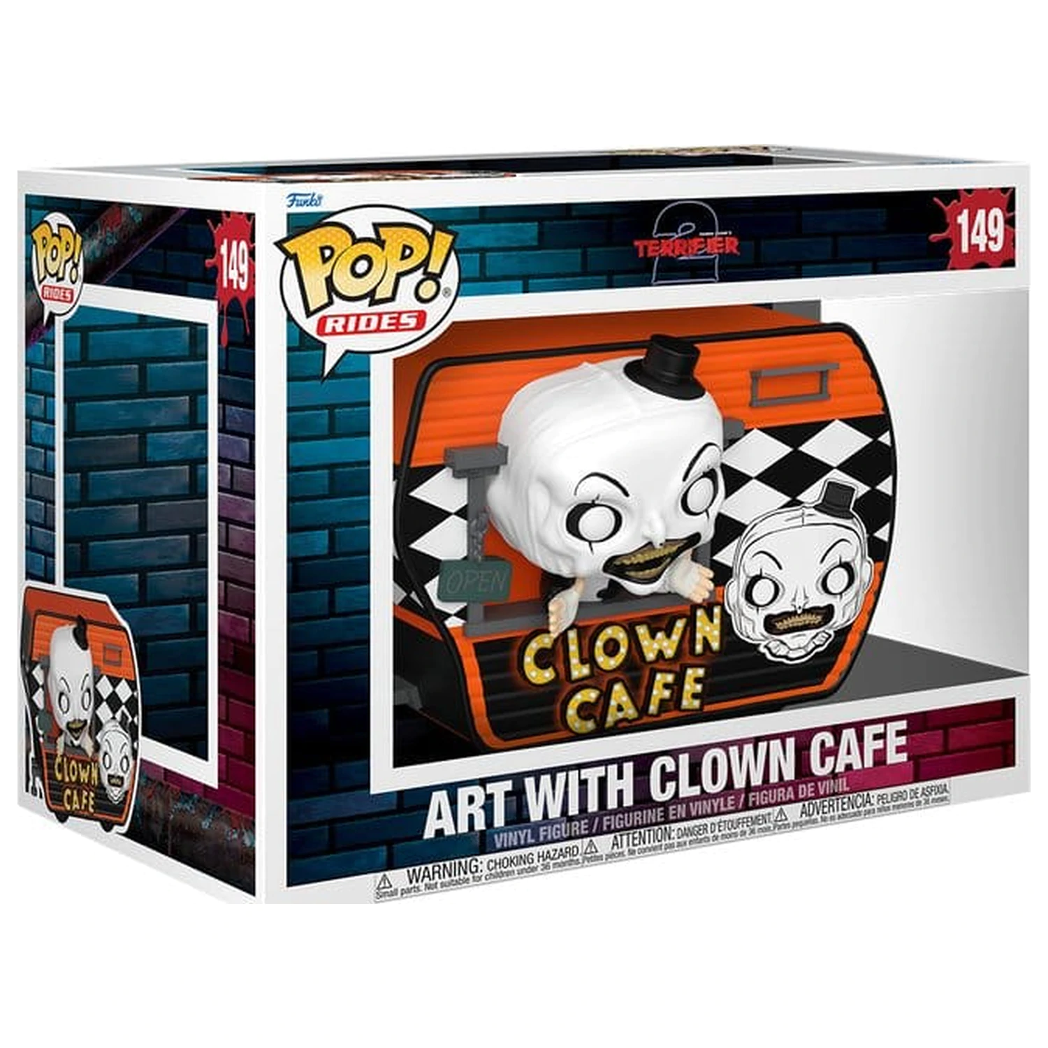 Terrifier Funko POP! Rides Super Deluxe vinylová figurka Café s Art 15 cm fotografii produktu