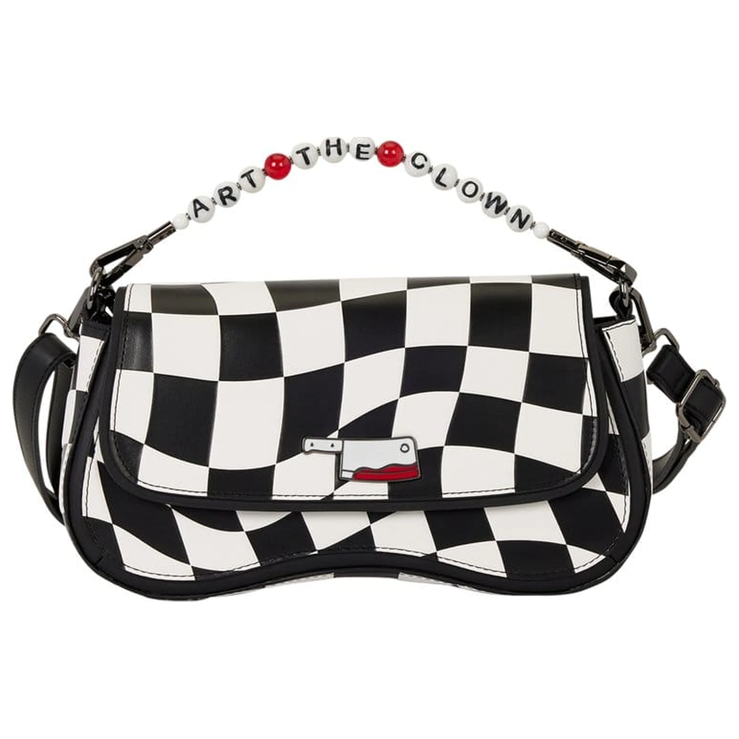 Terrifier by Loungefly Crossbody taška Art the Clown Checkered fotografii produktu
