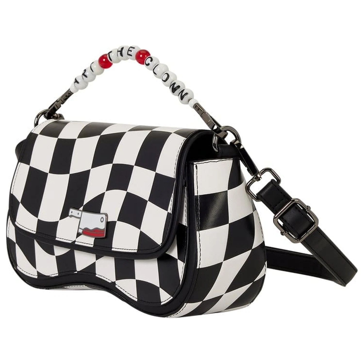 Terrifier by Loungefly Crossbody taška Art the Clown Checkered fotografii produktu