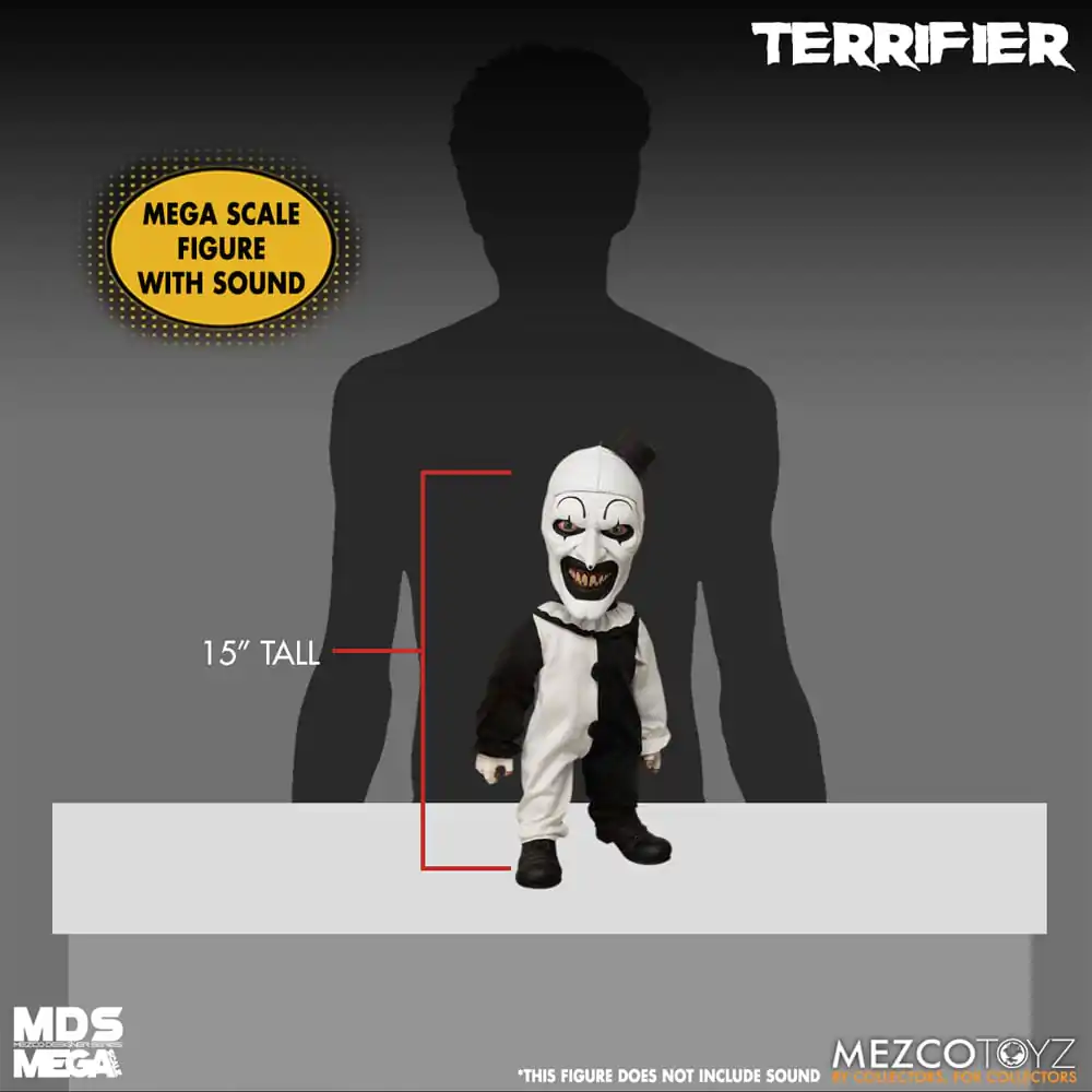 Terrifier MDS Mega Scale Plyšová Panenka Art the Clown se Zvukem 38 cm fotografii produktu