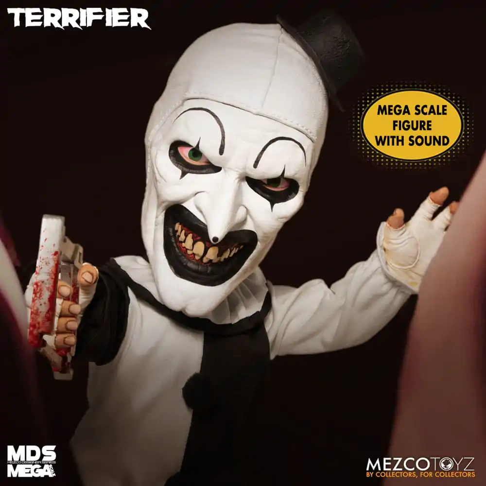Terrifier MDS Mega Scale Plyšová Panenka Art the Clown se Zvukem 38 cm fotografii produktu