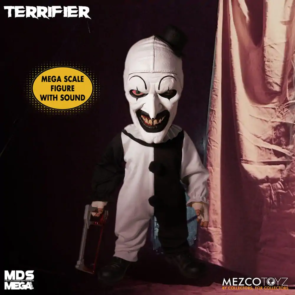 Terrifier MDS Mega Scale Plyšová Panenka Art the Clown se Zvukem 38 cm fotografii produktu