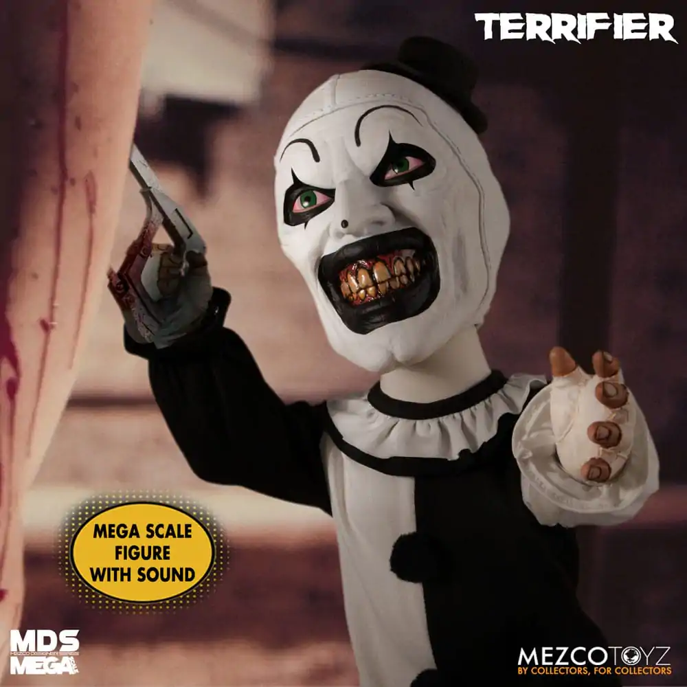 Terrifier MDS Mega Scale Plyšová Panenka Art the Clown se Zvukem 38 cm fotografii produktu