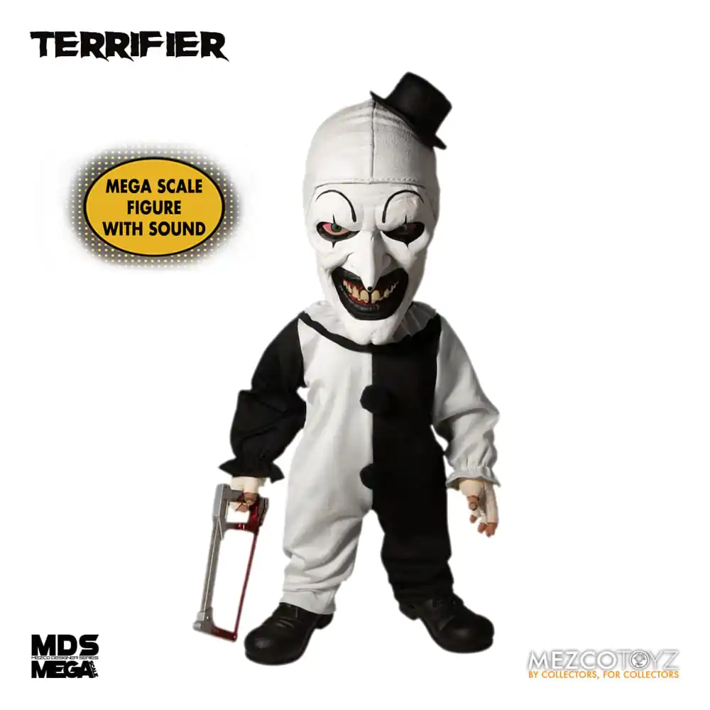 Terrifier MDS Mega Scale Plyšová Panenka Art the Clown se Zvukem 38 cm fotografii produktu