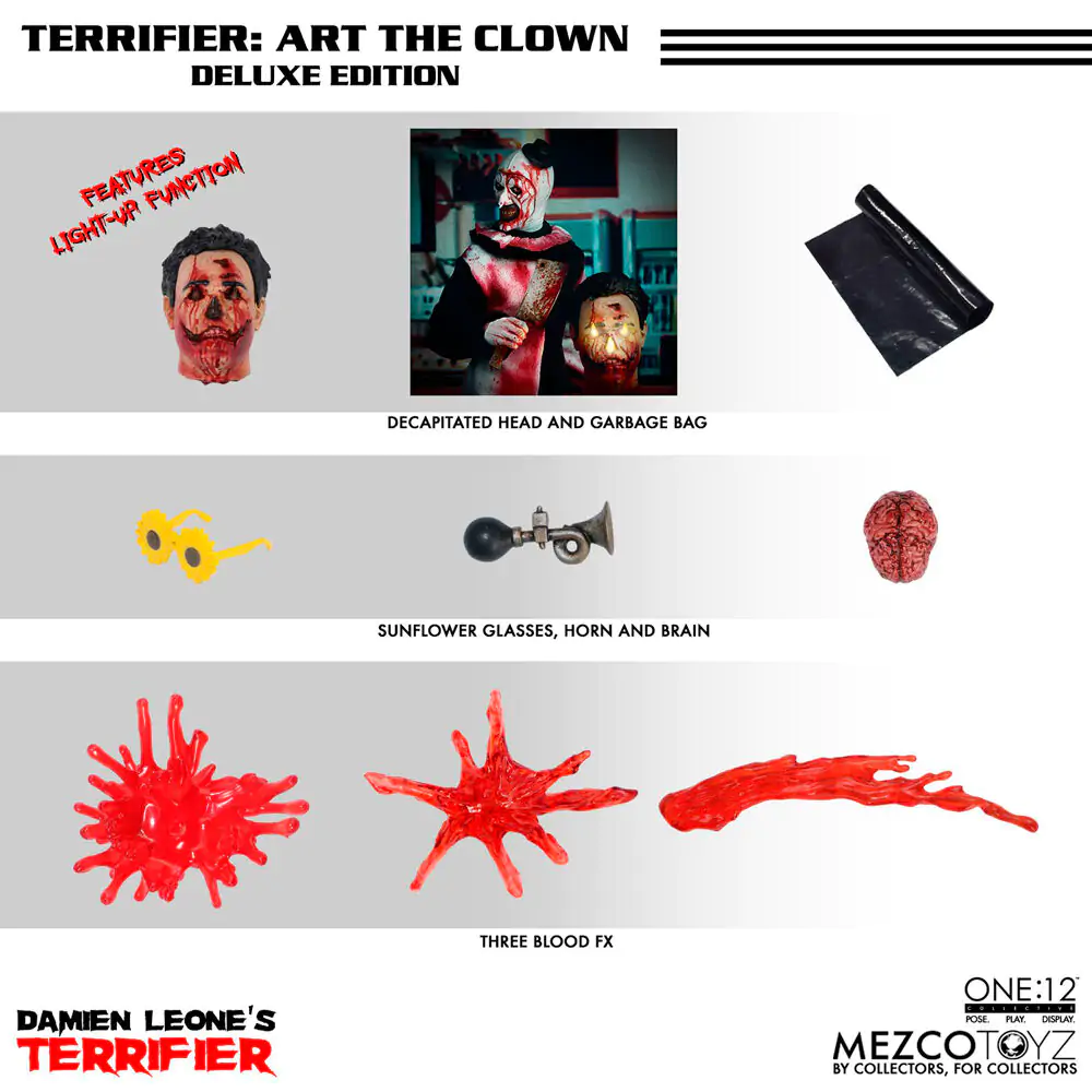 Terrifier One:12 Art the Clown figurka 18 cm fotografii produktu