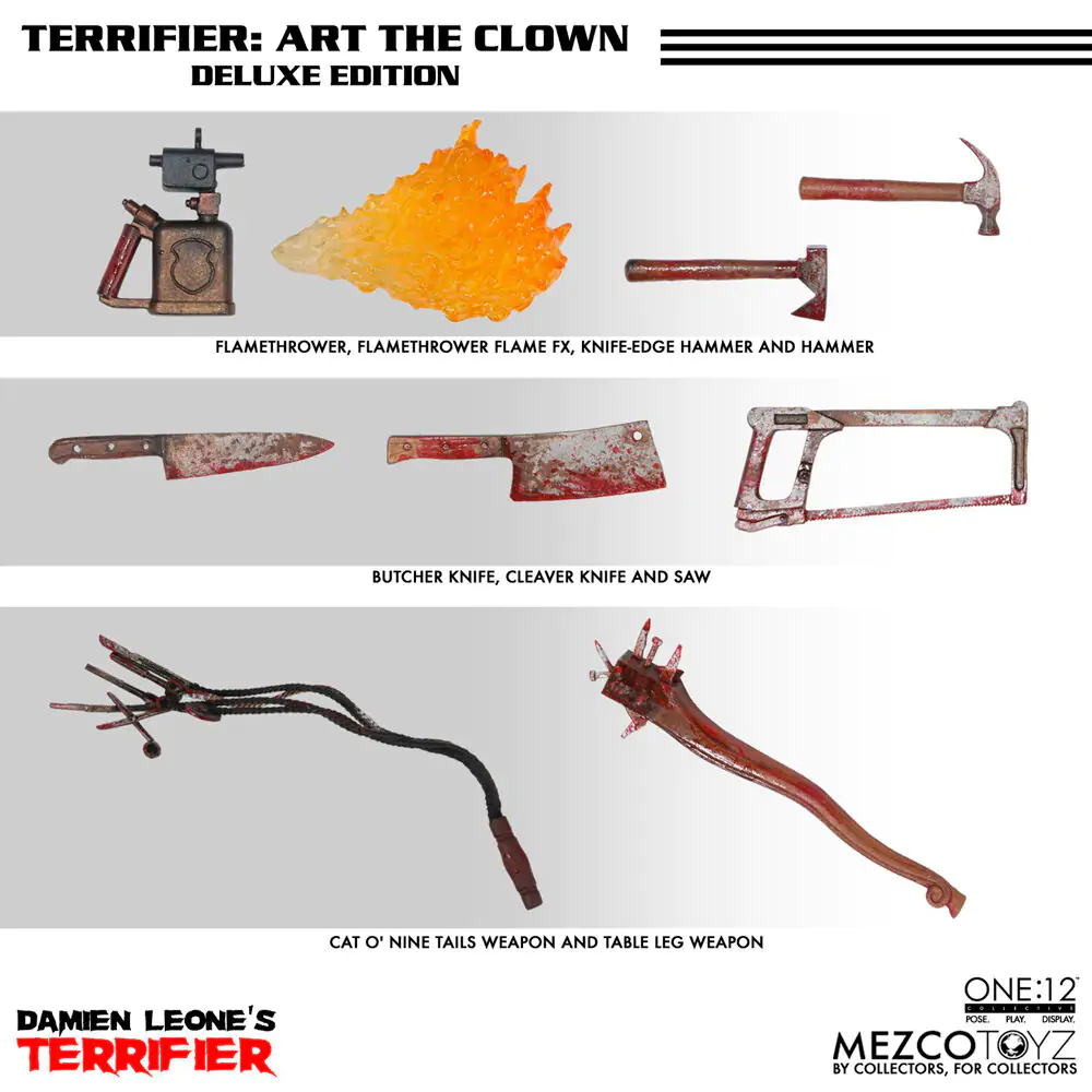 Terrifier One:12 Art the Clown figurka 18 cm fotografii produktu