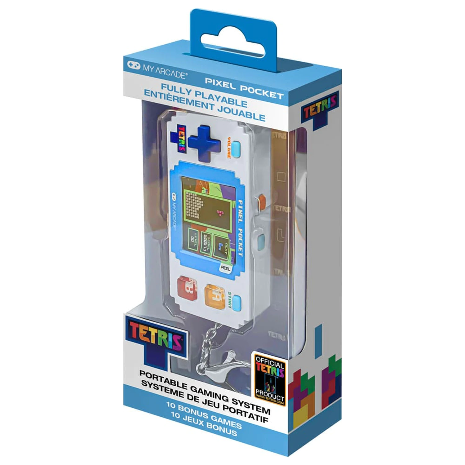 Tetris Mini Přenosný herní systém Pixel do kapsy fotografii produktu