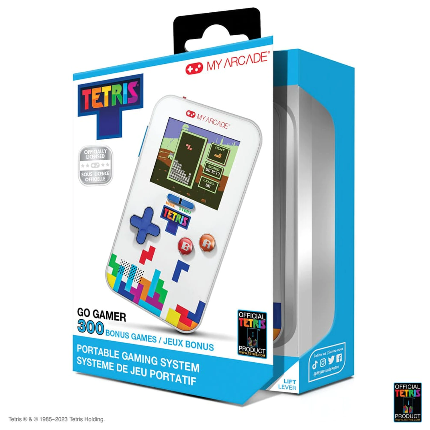 Tetris Přenosný videoherní systém Go Gamer fotografii produktu