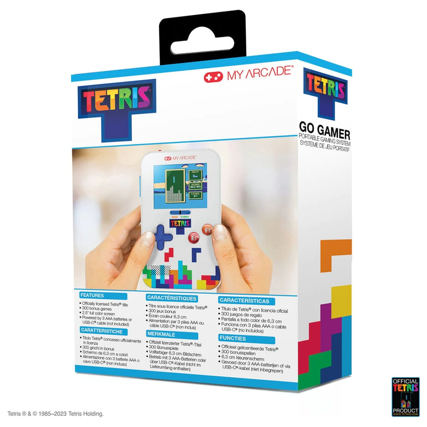Tetris Přenosný videoherní systém Go Gamer fotografii produktu