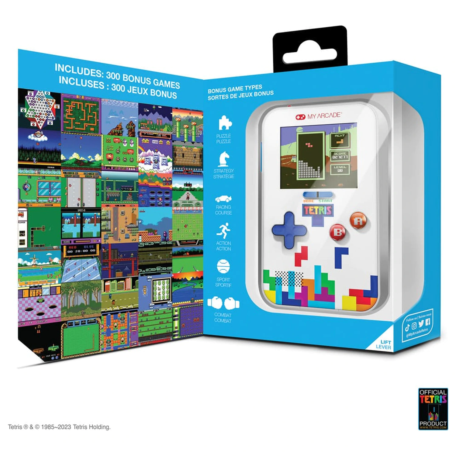 Tetris Přenosný videoherní systém Go Gamer fotografii produktu