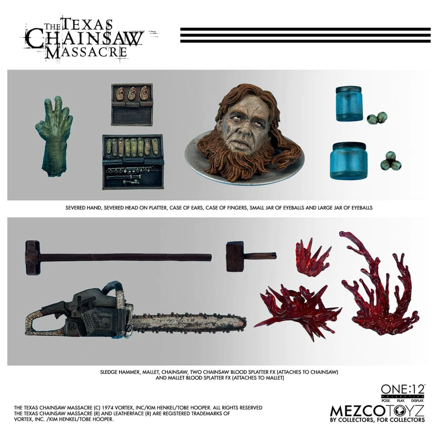 Texas Chainsaw Massacre (2003) Akční figurka 1/12 Leatherface 17 cm fotografii produktu