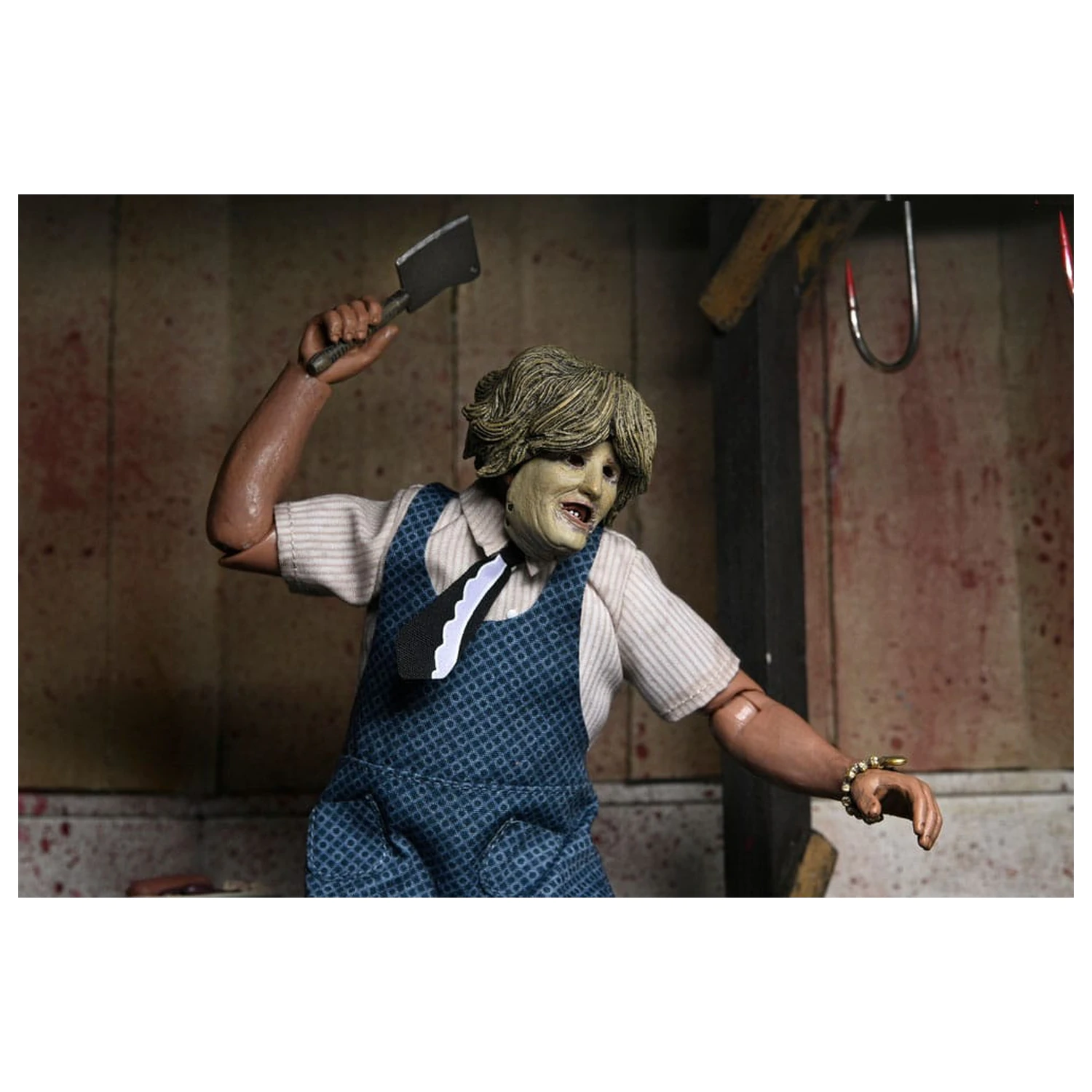 Texas Chainsaw Massacre Clothed akční figurka Leatherface s Old Lady maskou 20 cm fotografii produktu