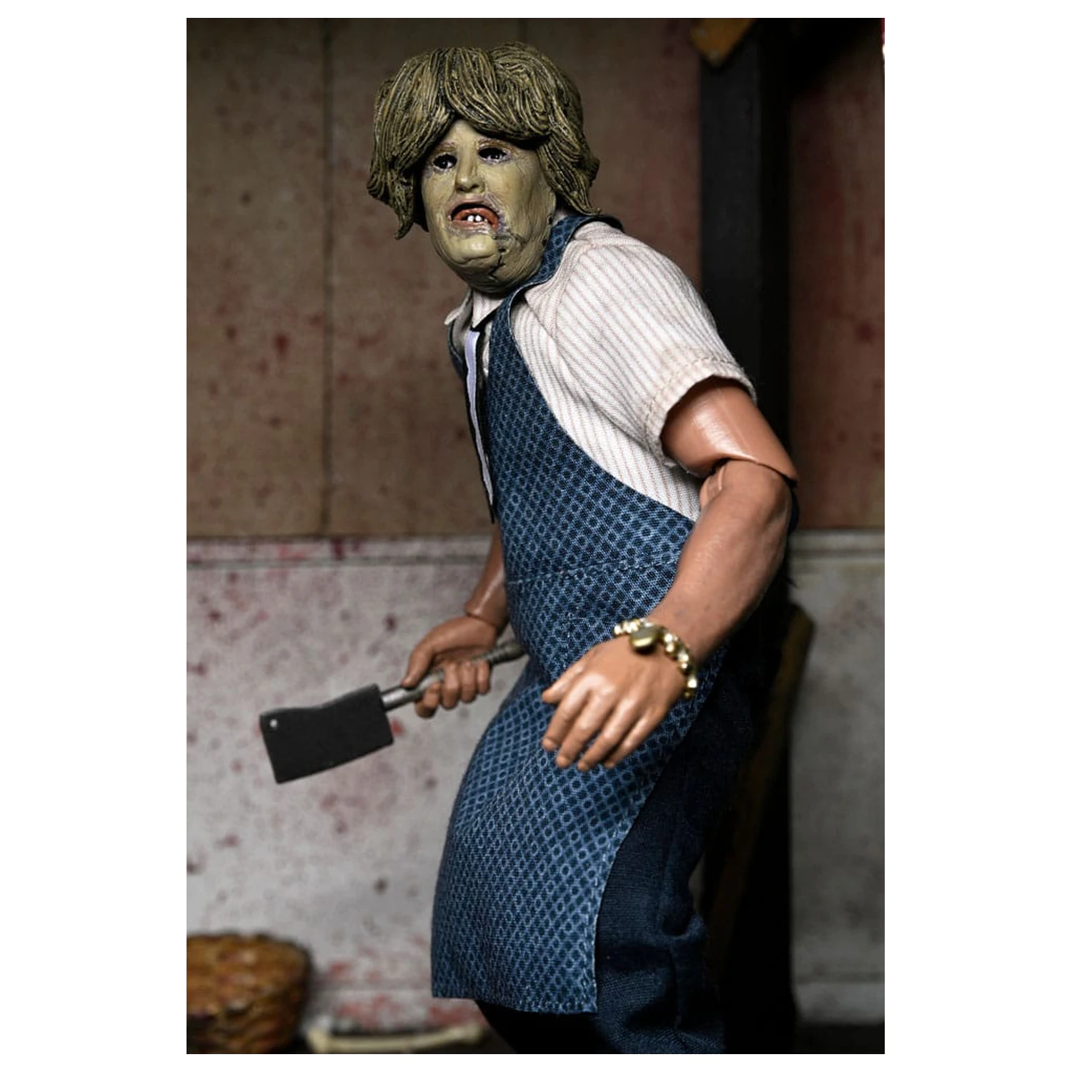 Texas Chainsaw Massacre Clothed akční figurka Leatherface s Old Lady maskou 20 cm fotografii produktu