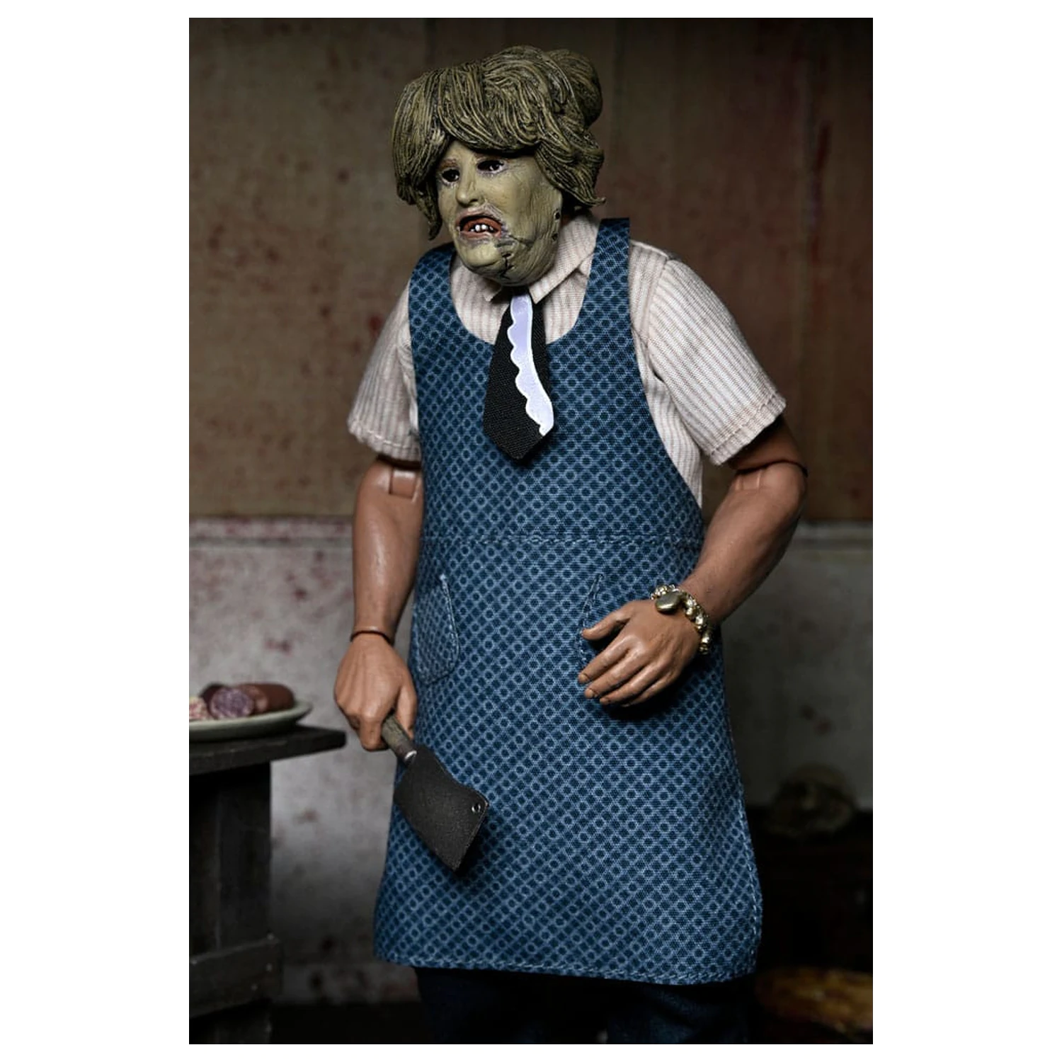Texas Chainsaw Massacre Clothed akční figurka Leatherface s Old Lady maskou 20 cm fotografii produktu