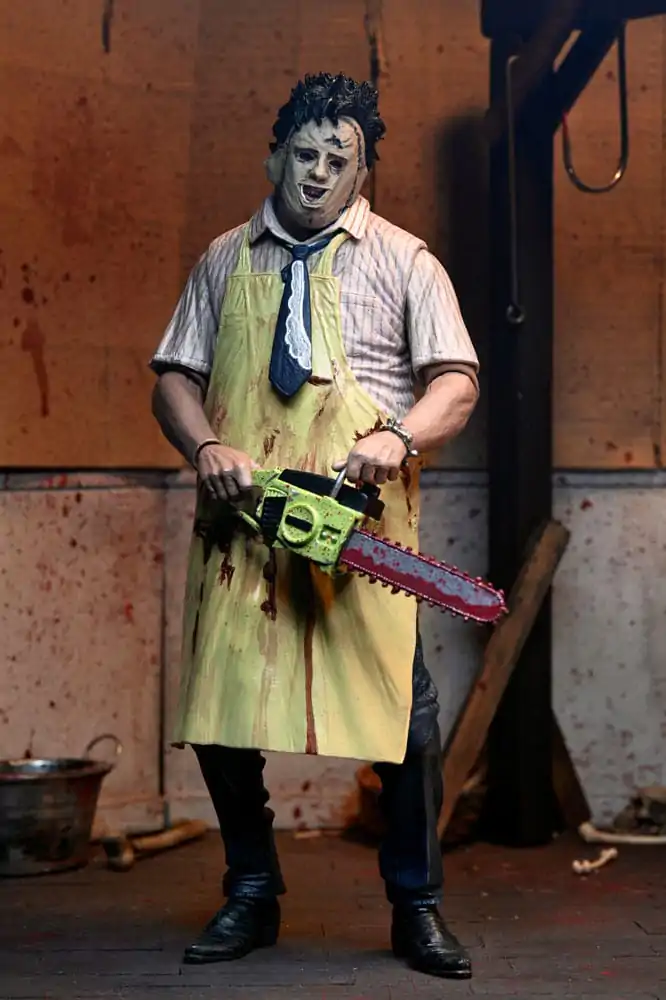 Texas Chainsaw Massacre Oblečená akční figurka Leatherface 50th Anniversary 20 cm fotografii produktu