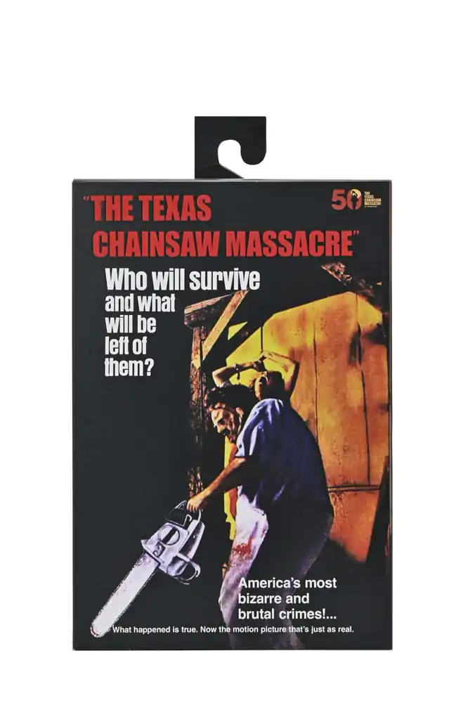 Texas Chainsaw Massacre Oblečená akční figurka Leatherface 50th Anniversary 20 cm fotografii produktu