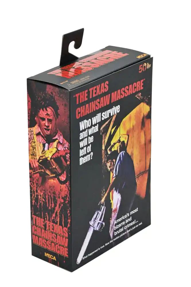 Texas Chainsaw Massacre Oblečená akční figurka Leatherface 50th Anniversary 20 cm fotografii produktu