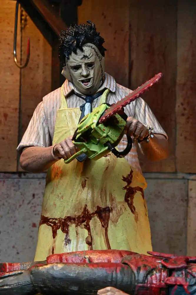 Texas Chainsaw Massacre Oblečená akční figurka Leatherface 50th Anniversary 20 cm fotografii produktu