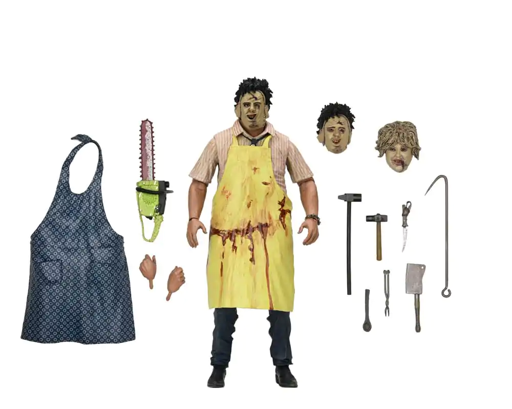 Texas Chainsaw Massacre Oblečená akční figurka Leatherface 50th Anniversary 20 cm fotografii produktu