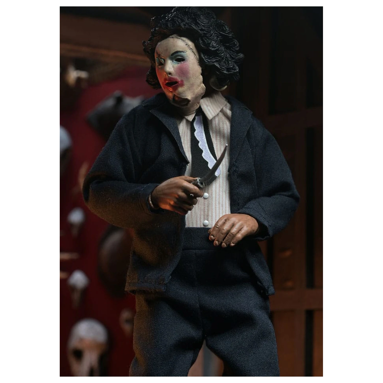 Texas Chainsaw Massacre Clothed akční figurka Pretty Woman Leatherface 20 cm fotografii produktu