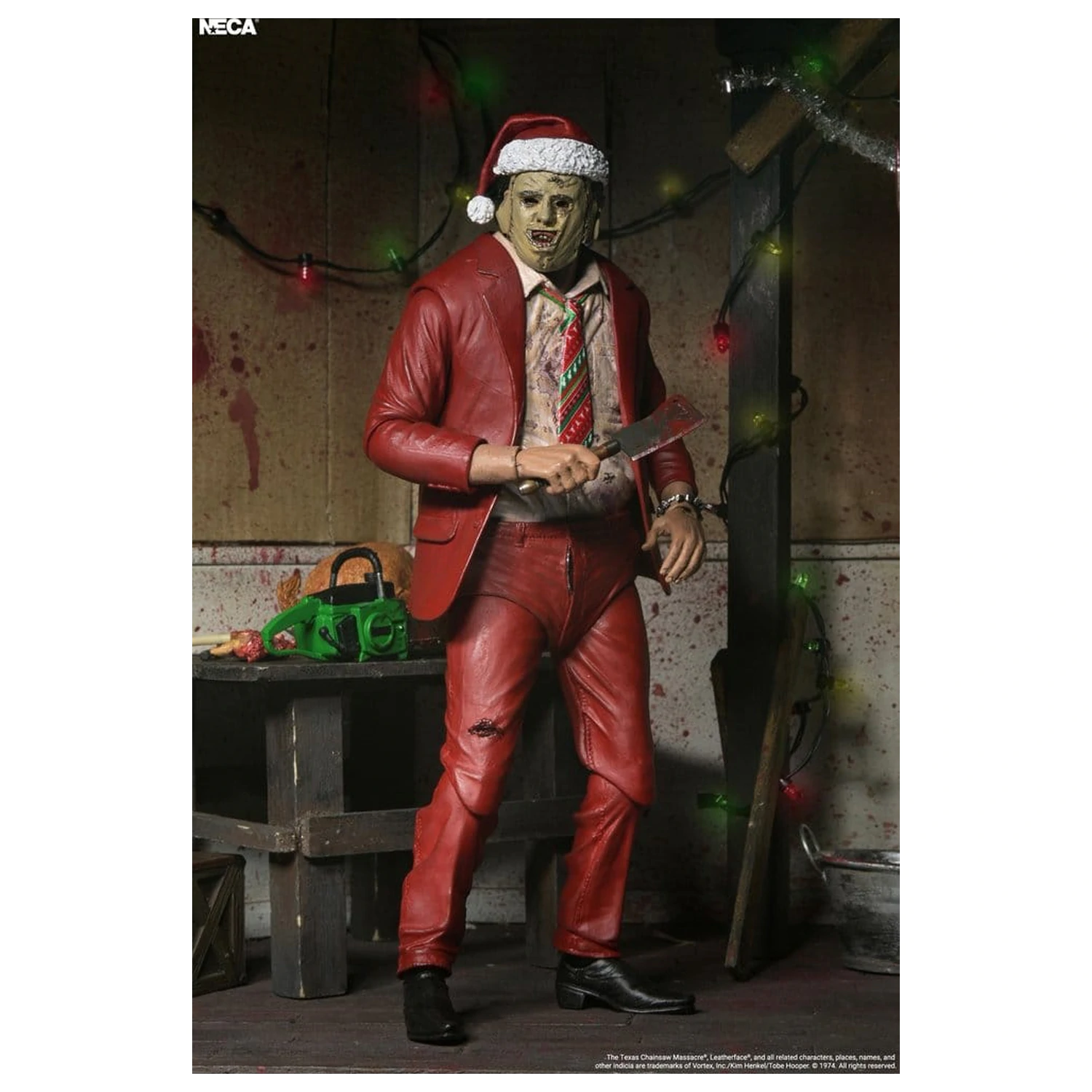 Texas Chainsaw Massacre Ultimate akční figurka Santa Leatherface 18 cm fotografii produktu