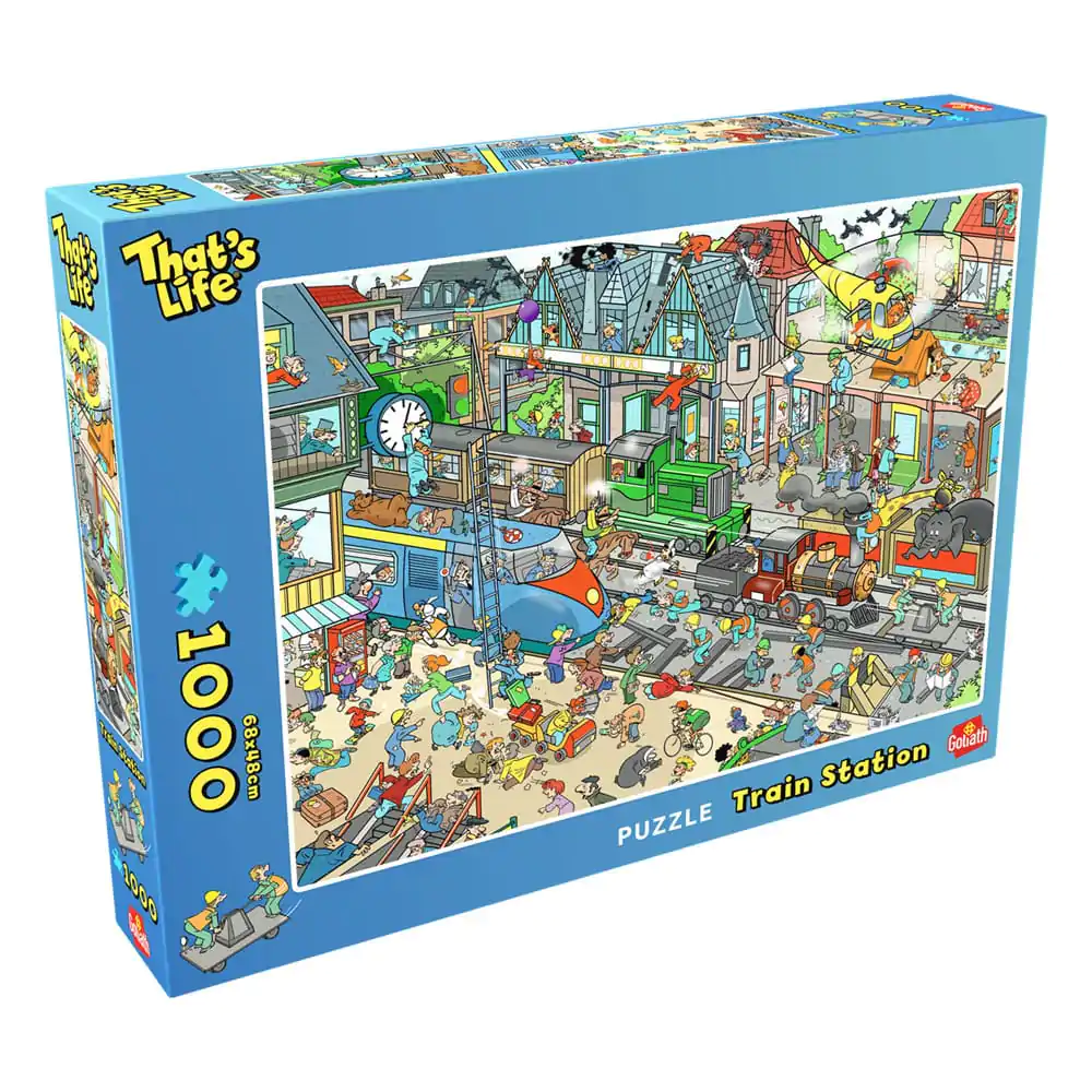 That´s Life Bix Box Puzzle Vlakové nádraží (1000 dílků) fotografii produktu