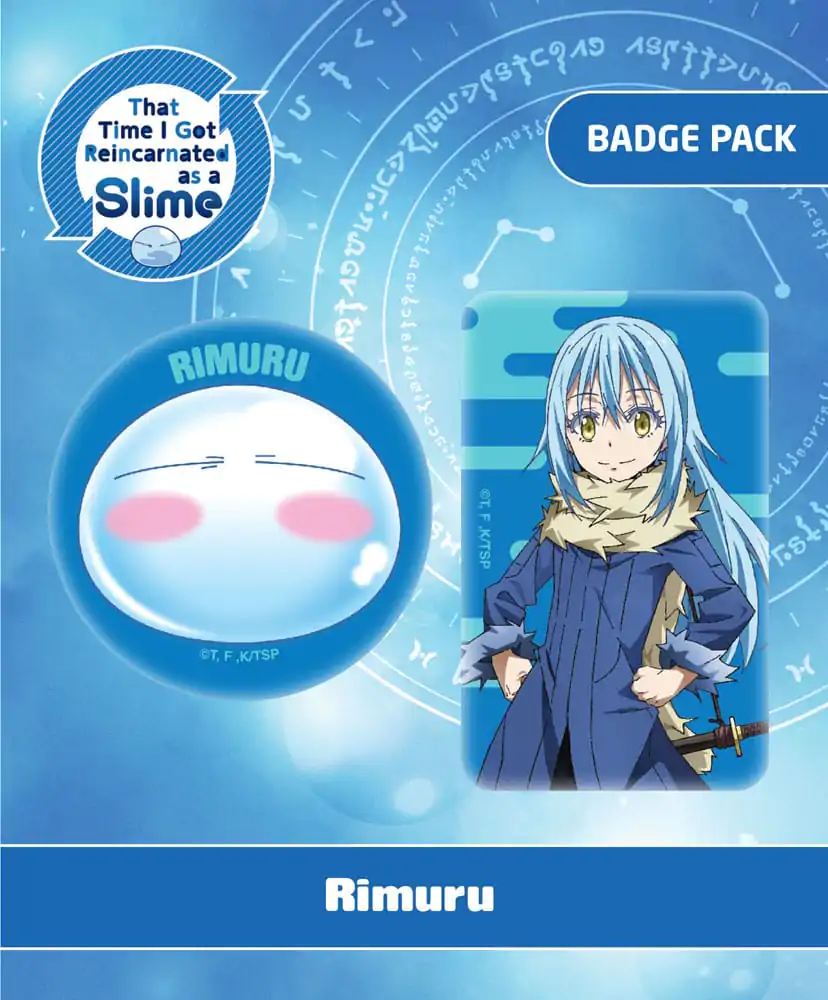 That Time I Got Reincarnated as a Slime odznaky 2-pack Rimuru fotografii produktu