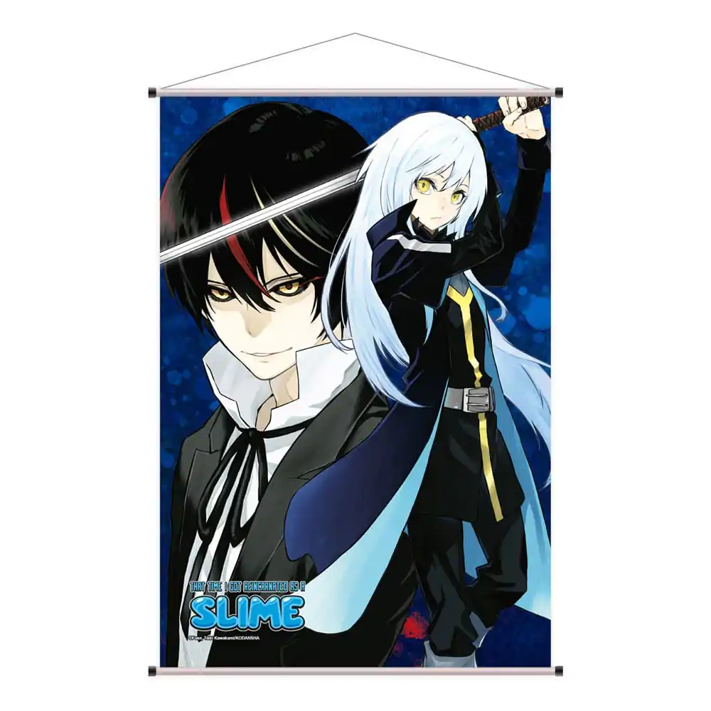 Tenkrát jsem se reinkarnoval jako sliz Wallscroll Rimuru & Diablo 60 x 90 cm fotografii produktu
