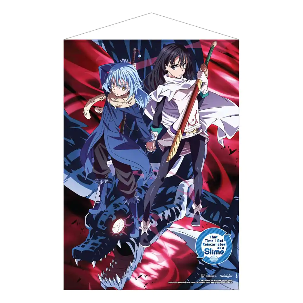 That Time I Got Reincarnated as a Slime Wallscroll Rimuru, Shizue and Veldora The Storm Dragon 50 x 70 cm nástěnný svitek fotografii produktu