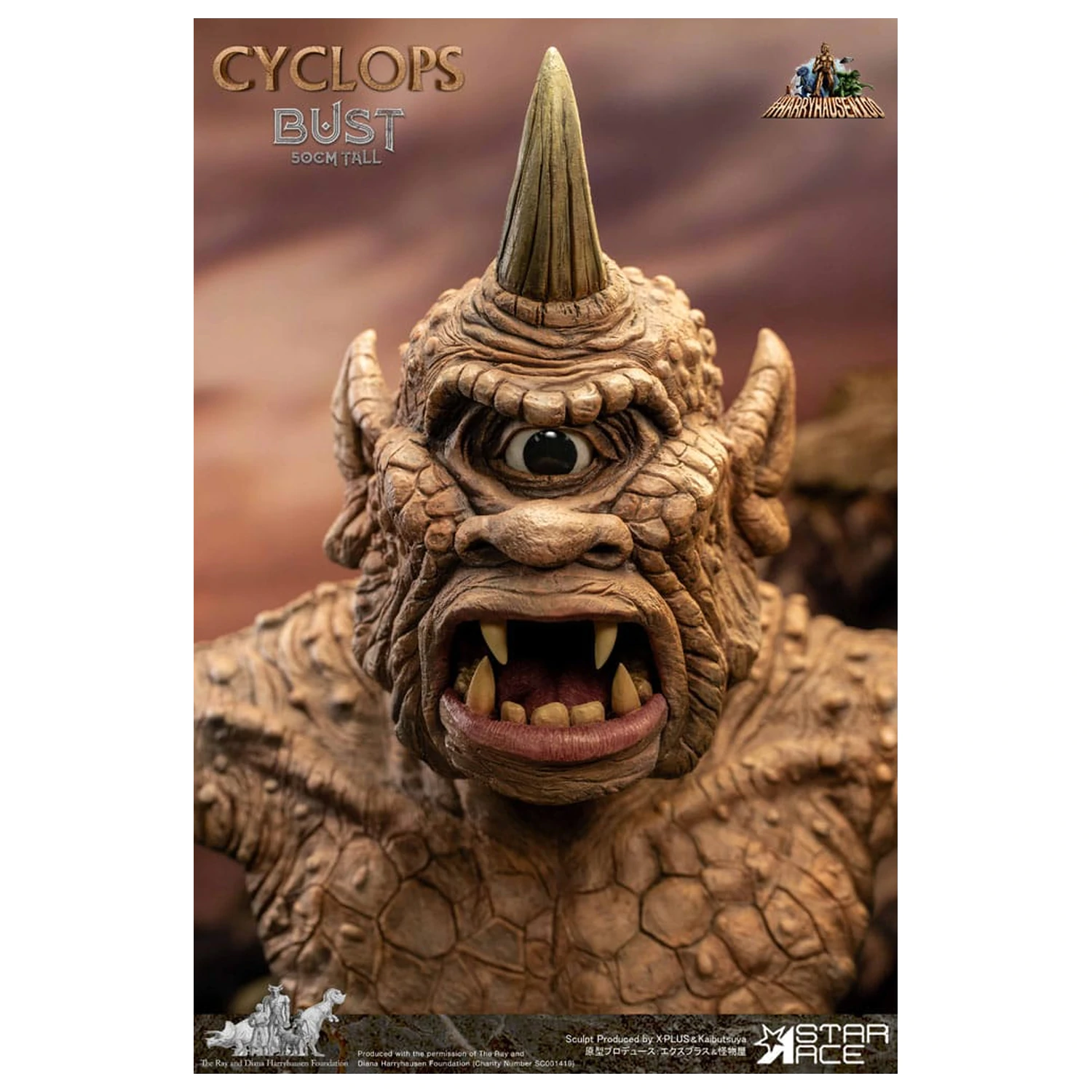 The 7th Voyage of Sinbad Bust Ray Harryhausenův Cyclops 50 cm fotografii produktu