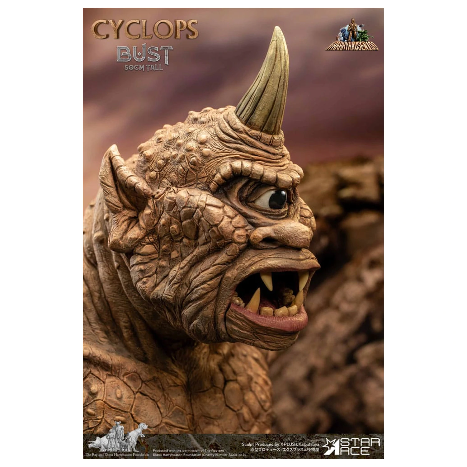 The 7th Voyage of Sinbad Bust Ray Harryhausenův Cyclops 50 cm fotografii produktu