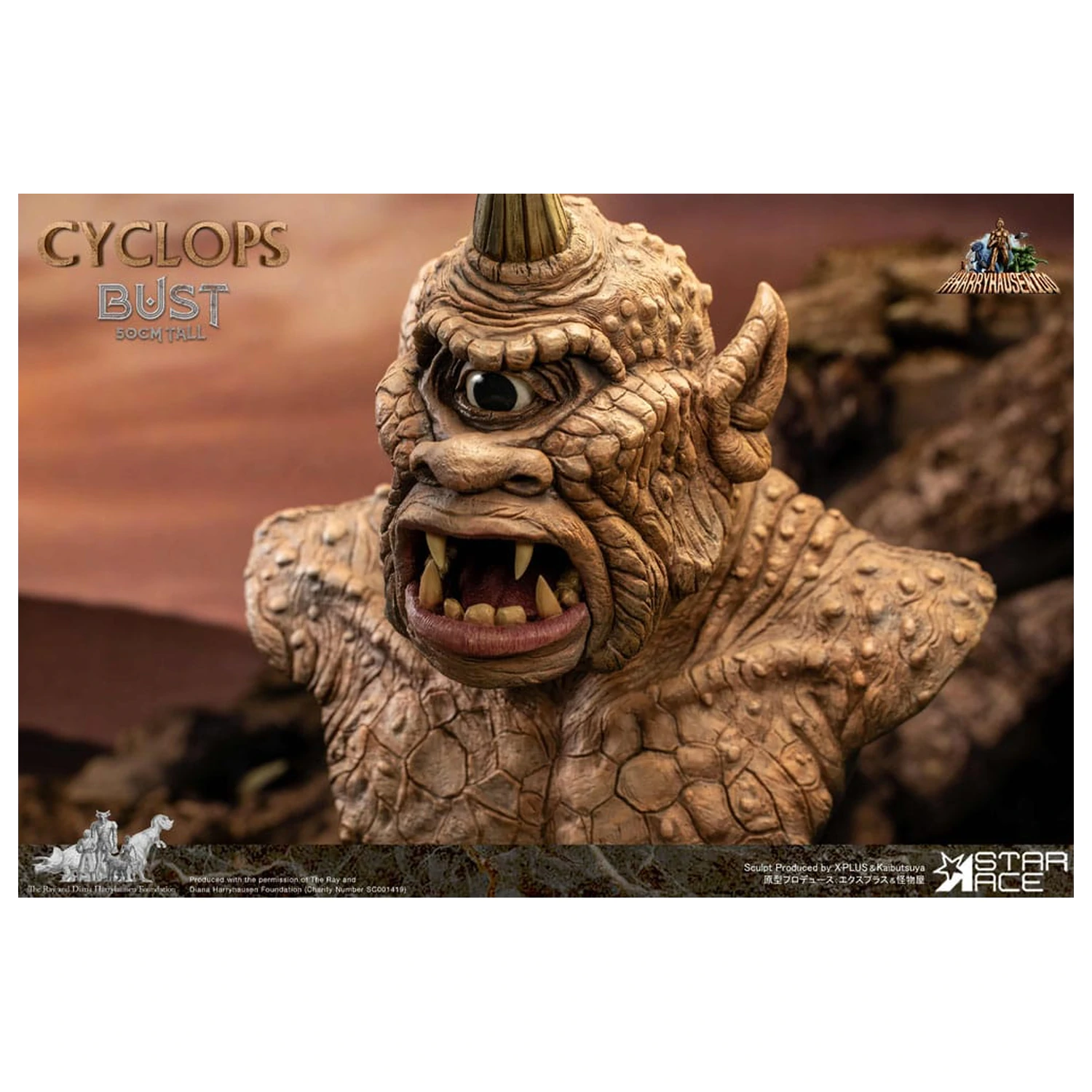 The 7th Voyage of Sinbad Bust Ray Harryhausenův Cyclops 50 cm fotografii produktu