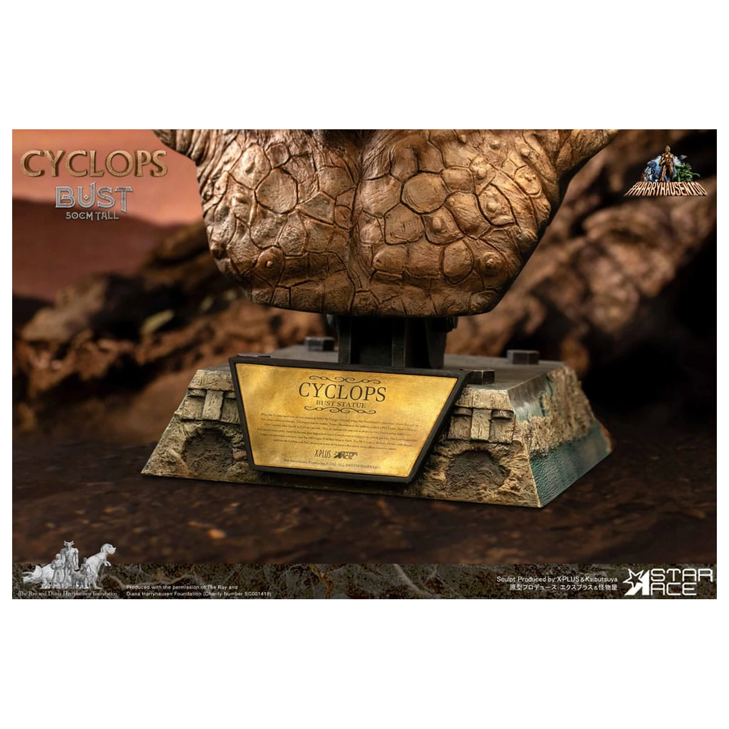 The 7th Voyage of Sinbad Bust Ray Harryhausenův Cyclops 50 cm fotografii produktu